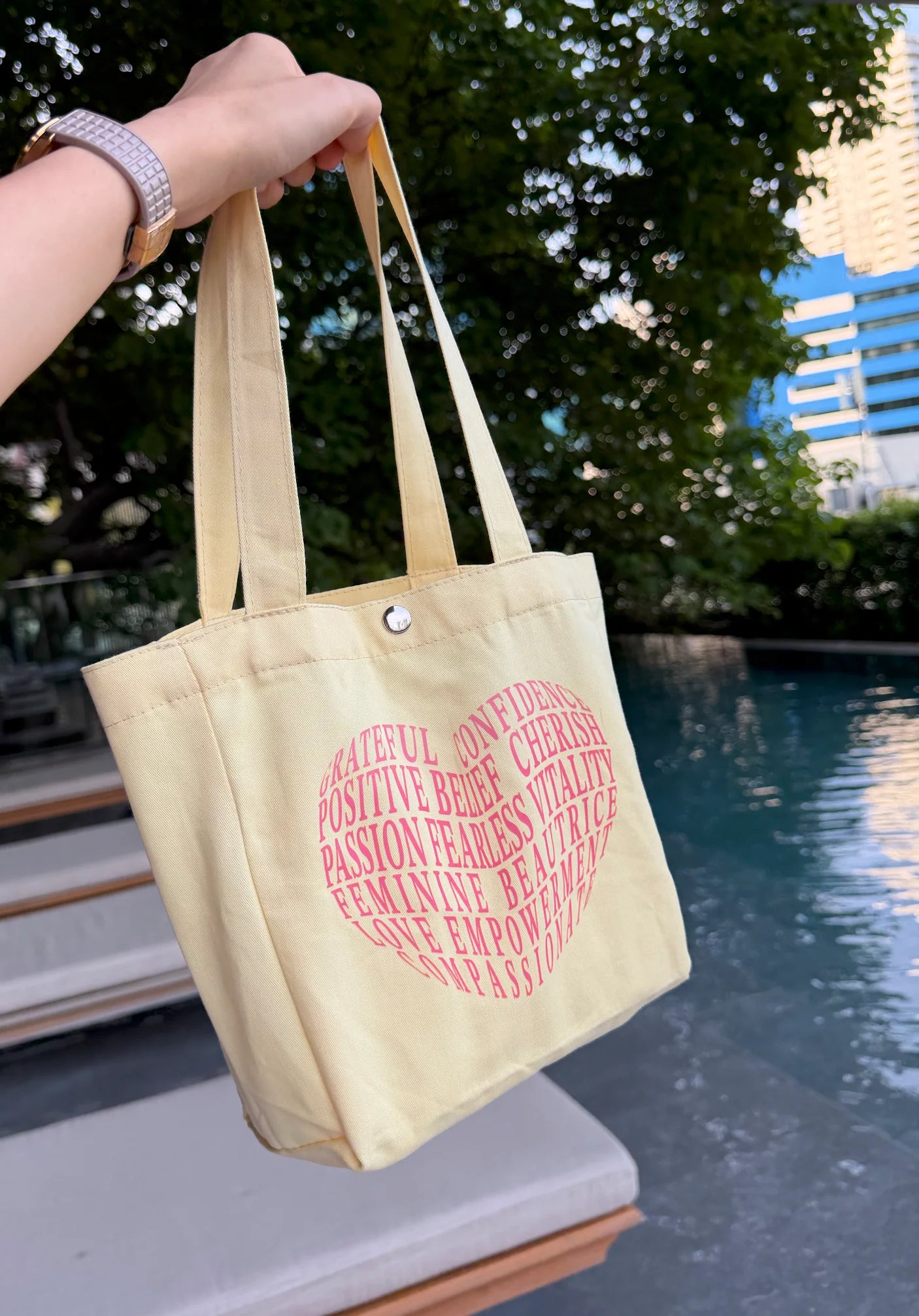 NOT FOR SALE : SiawJie Amour Mini Tote Bag (Yellow)-1200 points