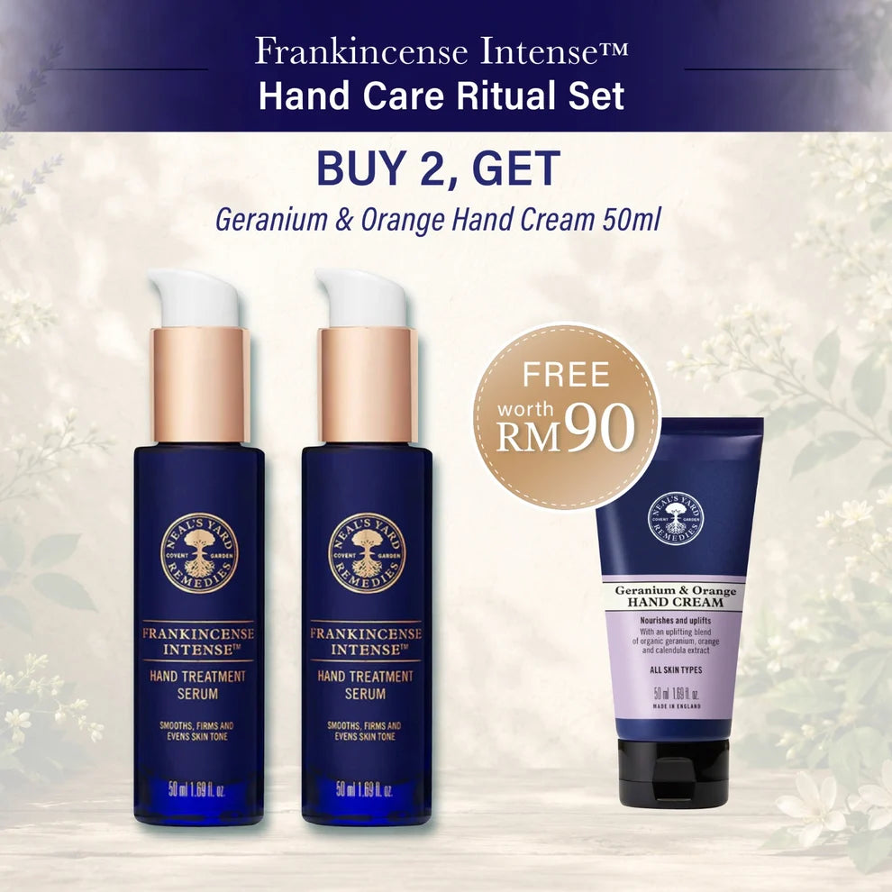 Frankincense Intense™ Hand Care Ritual Set – Buy 2, FREE G&O Hand Cream 50mlx1