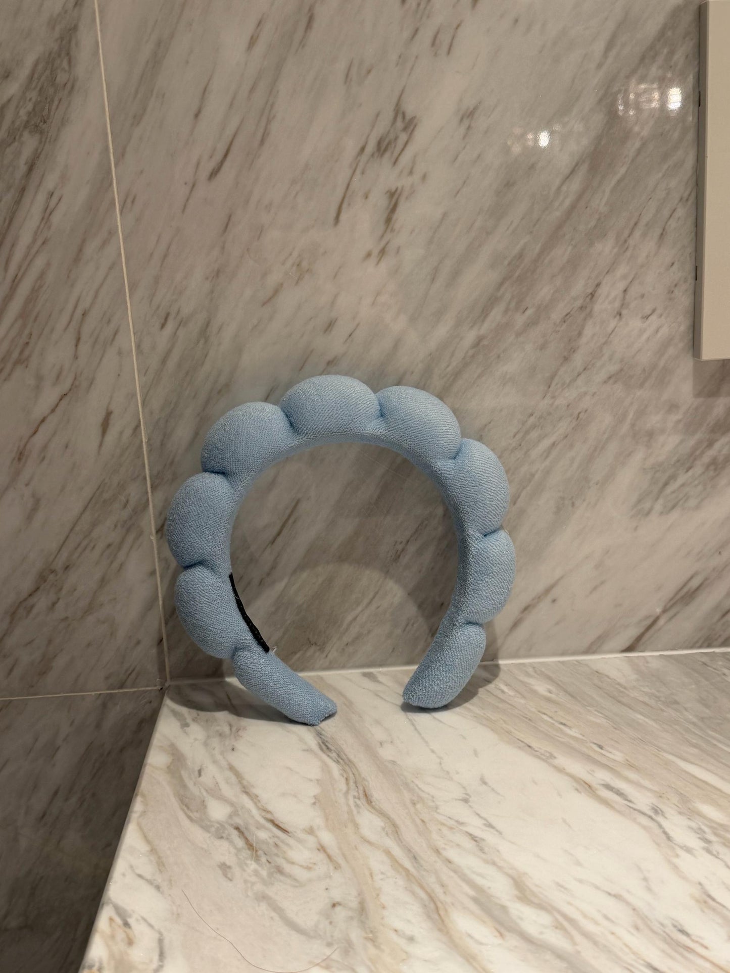NOT FOR SALE : SiawJie's Fluffy Cloud Headband (Light Blue)