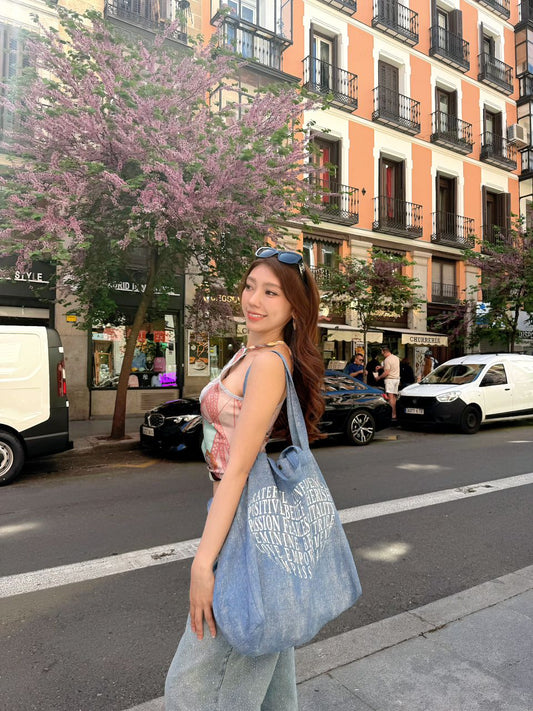 NOT FOR SALE : SiawJie's Amour Tote Bag (Denim)