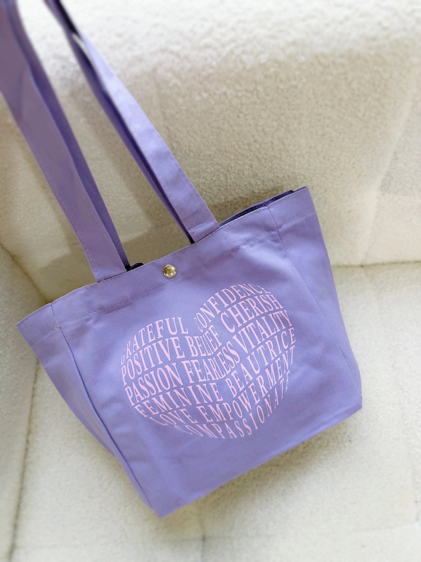 NOT FOR SALE : SiawJie Amour Mini Tote Bag (Purple)-1200 points