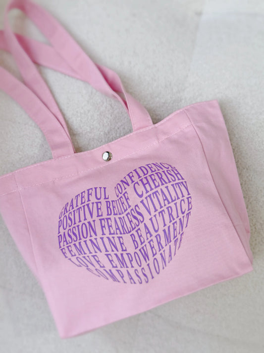 NOT FOR SALE : SiawJie Amour Mini Tote Bag (Pink)-1200 points
