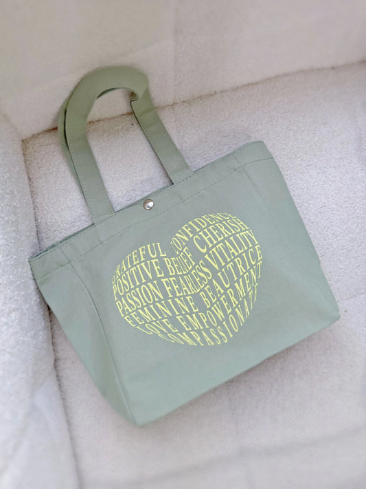 NOT FOR SALE : SiawJie Amour Mini Tote Bag (Green)-1200 points