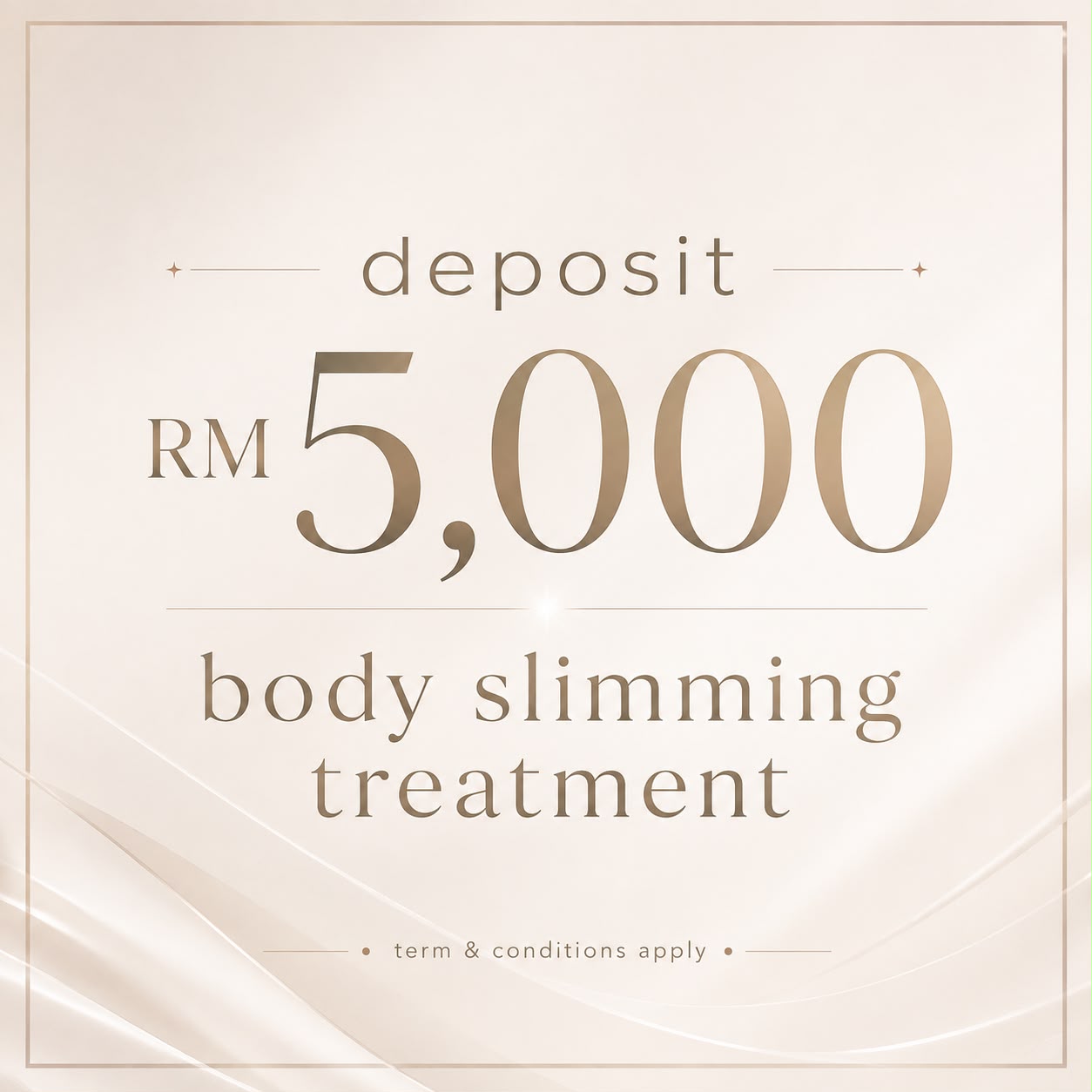 Body Slimming Treatment Deposit ONLY (T&Cs apply)