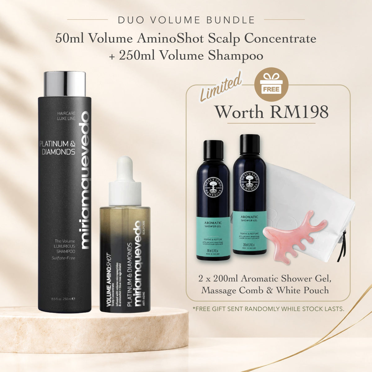Volume Boost Duo (Free: Aromatic Shower Gel 200ml x2)
